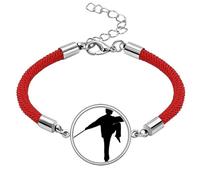 Kung Fu Chinese Shaolin Stick Martial Art Lucky Red String Bracelet Rope Bracelet Handmade