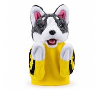 Kung Fu Dog Hand Puppet, Soundable Boxing Interactive Plush Toy | Washable Animal Battle Puppet With Movable Paws, Educational Play Toy for Toddlers Family Interactive Game Entertainment