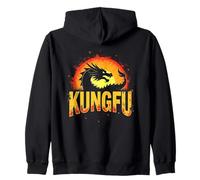 Kung Fu Dragon Zip Hoodie