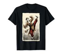 Kung Fu Drunken Master Fighter Funny Martial Arts Men Blu T-Shirt