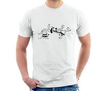 Kung Fu Fighting Phooey and Spot Hong Kong Phooey Men's T-Shirt White