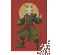 Kung Fu Goat Puzzle 70x50cm/1000pcs Puzzles, Die Für Erwachsene Und Personen Ab 14 Jahren Geeignet Sind