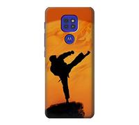 Kung Fu Karate Fighter Case Cover For Motorola Moto G9 Play