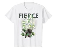 Kung Fu Panda 3 Kai Fierce Action Portrait Logo T-Shirt, Youth, White, Large