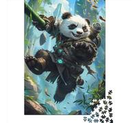 Kung Fu Panda Jigsaw Puzzles Puzzles for Adults Kids. 1000 Piece Bamboo Forest Great Gifts Challenge Toy Home Decoration for Adults& Kids Age 14 Years Up 1000pcs (75x50cm)
