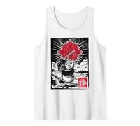 Kung Fu Panda Master Po Action Pose Woodcut Poster Tank Top