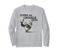 Kung Fu Panda Po And Mr. Ping Living The Noodle Dream Long Sleeve T-Shirt