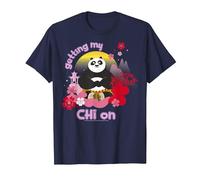 Kung Fu Panda Po Getting My Chi On T-Shirt, Men, Navy Blue, X-Large