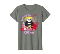 Kung Fu Panda Po Getting My Chi On T-Shirt, Women, Olive Heather, 3X-Large