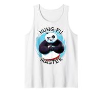Kung Fu Panda Po Kung Fu Master Paint Smear Portrait Tank Top