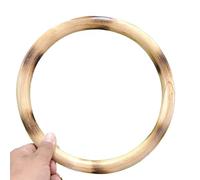 Kung Fu Rings - Wing Chun Flame Screw Ring | Martial Wrist Trainer for Beginners | Exercise Tool with Traditional Rattan Wood Handle D
