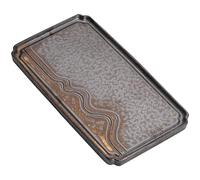 Kung Fu Tea Tray Retro Dry Bubble Table Tea Tray Small Two People Tea Sea Chinese Ceramic Kung Fu Tea Set Tea Tray Single Layer Dry Bubble Tray Home Tea Table Tea Tray