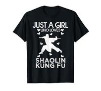 Kung Fu Tee For Women Just A Girl Who Loves Shaolin Kung Fu T-Shirt