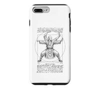 Kung Fu Vitruvian Man Shaolin Monk Martial Arts Da Vinci Case for iPhone 7 Plus/8 Plus