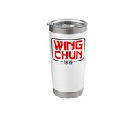 Kung Fu Wing Chun Stainless Steel Insulated Tumbler
