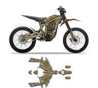 Kungfu Graphics Decal Kit for Talaria Dirt Bike Sting R （with Front Plate, Talaria Fork）, Camouflage Brown, TLSTR4023N021-KOR