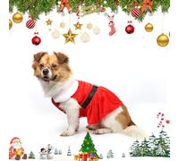 Kungfu Mall Dog Christmas Outfit - Small Dog Jumper, Cat Outfit, Pet Clothes Santa Costume, Clothing Accessories for Dogs and Cats, Pet Cosplay Costumes