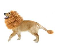 Kungfu Mall Dog Lions Mane Wig Dog Costume with Ears Adjustable Pet Costume Dog Dress for Under 74CM