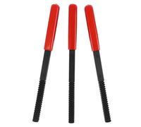 KUNGJUER 3PCS Thread File Set, Thread Restorer File Set, Thread Restoring Chaser Files Metric and SAE, High Carbon Steel Thread Repair Tool for Thread Repair File Set