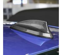 KUNGKIC ABS Car Antenna Shark Fin Cover Trim FM AM Radio Aerial Shark Fin Cover for BMW F22 F87 M2 F30 F35 F80 M3 G20 F32 F36 F82 M4 G30 G38 F90 M5 G11 G12 Accessories,Carbon Fiber Pattern