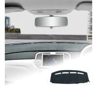 KUNGKIC for Fiat 500 2008-2023 Dash Board Protecter Cover Dashboard Mat Pad Flannel Carpet Interior Auto Accessories