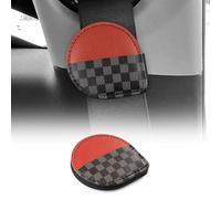 KUNGKIC For MINI Cooper S ACEMAN JO5 U25 Countryman F66 F67 J01 EV E/SE F54 F55 F56 F57 F59 F60 Car Seat Belt Boundary Clip Leather Magnetic Interior Decoration Accessories (JCW)
