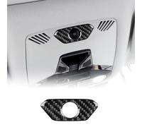 KUNGKIC for Mini F65 F66 F67 U25 J01 EV J05 2024-UP Accessory Carbon Fibre Interior Trim Car Camera Decoration Frame Sticker Cool Decal Self-Adhesive Auto Parts Gift RHD (Black)