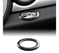 KUNGKIC for Mini R55 R56 R57 2007-2013/ R60 2010-2016 Accessory Hard Carbon Fibre Interior Trim Car Co-Pilot Glove Box Handle Sticker Self-Adhesive Decal Cool Auto Parts RHD (Hard Carbon Black)