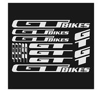 KUNGKUNG YU XI Store Vinyl Fit For GT Bikes Bicycle Accessories Decal Stickers Sheet Frame Cycle Cycling Bicycle MTB Road 32cm (Color Name : White)