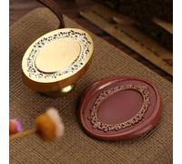 KUNGZUNMOLDS Wax Seal Stamp,Wax Stamp Head,Fire Paint Seal Wax Stamp Heads Photo Frame Series Sealing Wax Stamp Head for Scrapbooking Envelope Wedding Party Invitation Style 14