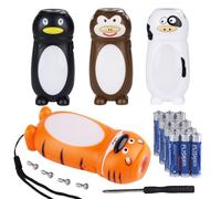 KunHe 4 Pack Stocking Stuffers Christmas Gifts Kids Small Mini LED Flashlight Camping Essentials for KidsToddlers Lantern Cute Girls Boys Gift