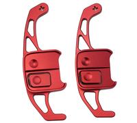 KUNIO 2PCS Aluminum Alloy Steering Wheel Shift Paddle Extended Shifter Trim Cover Fit for Chevy Cruze 2018 Malibu XL Explorer 2017-2019 Interior Decoration Accessories Christmas Gift Red