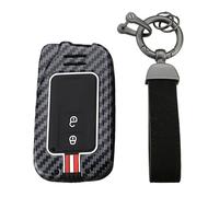 KUNIO Car Key Case Key Cover Fits Lexus NX300H ES350 GS350 GS200T GS450H Key Fob 2 Buttons Key Case Gift Red A