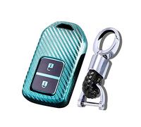 KUNIO Car Key Cover fit for Honda Accord CR-V Jade Civic Spirior Fit City Crosstour HR-V Jazz Key Cover TPU Keychain Key Case Key Cover Key Case 2 Buttons Green