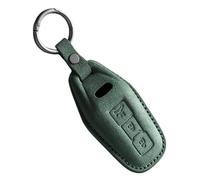 KUNIO for Audi 2025 Premium Suede Car Key Fob Cover Fit for Audi A3 A5L A6 Avant E-tron Q6 Q5 SUV A6L Q6L Q5 New 2025 Key Case Shell Full Protection with Keychain B Green