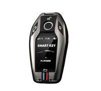 KUNIO Key Case Suitable for BMW Display Key 8 Series 840i 840d M850i xDrive M8 G14 G15 G16 2018-2025 Car Key Case Metal Key Fob 3 Buttons Key Fob Black