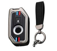 KUNIO Motorcycle Key Case Car Key Case Fits BMW R1250R S1000R GS 1250 900xr R1250 RT F900R GS 1200 ADV F750GS F850GS K1600GT Metal Housing Key Case C Black