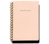 KUNITSA CO. Food and Exercise Journal for Women. Track Meals, Nutrition and Weight Loss - 90 days (Pink) 8.5″ x 6″