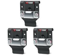 KUNN 3-Pack Professional Tape Measure Holder Set, Bulk Tape Measure Clips & Holsters, Full Kit for Crew & Contractors, Fits 2.7" Belts