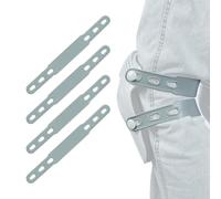 KUNN Rubber Straps for Knee Pads, Replacement Straps for Knee Pads, Set of 4, Grey