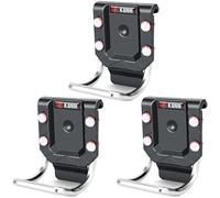 KUNN Tool Belt Hammer Holster (3-Pack), Bulk Set of Quick-Release Loops, Fits 2.7" Belts, Heavy-Duty Aluminum Alloy - for Crews & Contractors