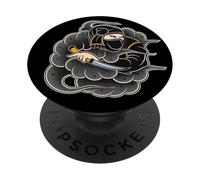 Kunoichi Female Ninja Smoke Screen PopSockets Adhesive PopGrip