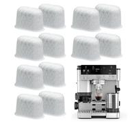 Kunoli Coffee Filters for Ninja Luxe Cafe, 12 Pack Activated Carbon Water Filter, Compatible with Ninja Luxe Café Premier Espresso Machine ES601UK & Pro Series ES701UK