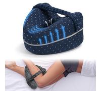Kunoli Knee Pillow, Leg Pillow with Memory Foam Pillow Core, Ergonomic Design Relieves Back/Hip/Joint Pain and Sciatica with an Extra Replacement Pillowcase for Side Sleepers and Pregnant Women
