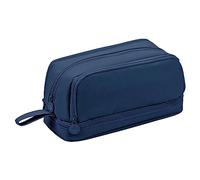 Kunoli Special Pencil Case, Large Capacity Angoo Pencil Case with Compartments, Cute Aesthetic Pencil Cases for Women Girls Secondary School Supplies (Dark Blue)