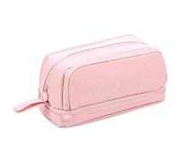 Kunoli Special Pencil Case, Large Capacity Angoo Pencil Case with Compartments, Cute Aesthetic Pencil Cases for Women Girls Secondary School Supplies (Pink)