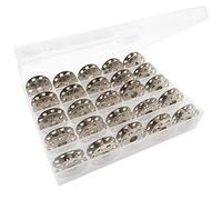 KUNPENG - BOBBIN BOX + 25 for SINGER FEATHERWEIGHT STEEL COILS 221 222 301# 45785
