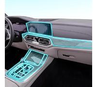 KUNQING Car Interior Accessories Film Transparent TPU-PPF Console Anti-Scratch Resist Film Radio Display Film,for BMW G07 X7 2019-2022