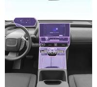 KUNQING Car Interior Center Console Transparent TPU Paint Protective Film Anti Scratch Sticker LCD Screen PPF,for Toyota BZ4X 2022-2024
