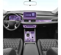 KUNQING Car Interior Center Console Transparent TPU Paint Protective Film Anti Scratch Sticker LCD Screen for Mitsubishi Outlander 2023-2024